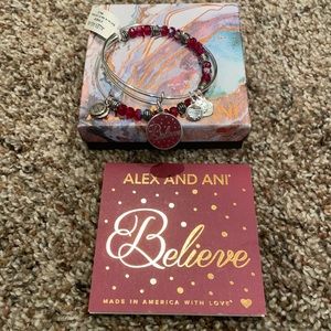 Brand new Alex and Ani  Believe set of two bracelets cost $89.00